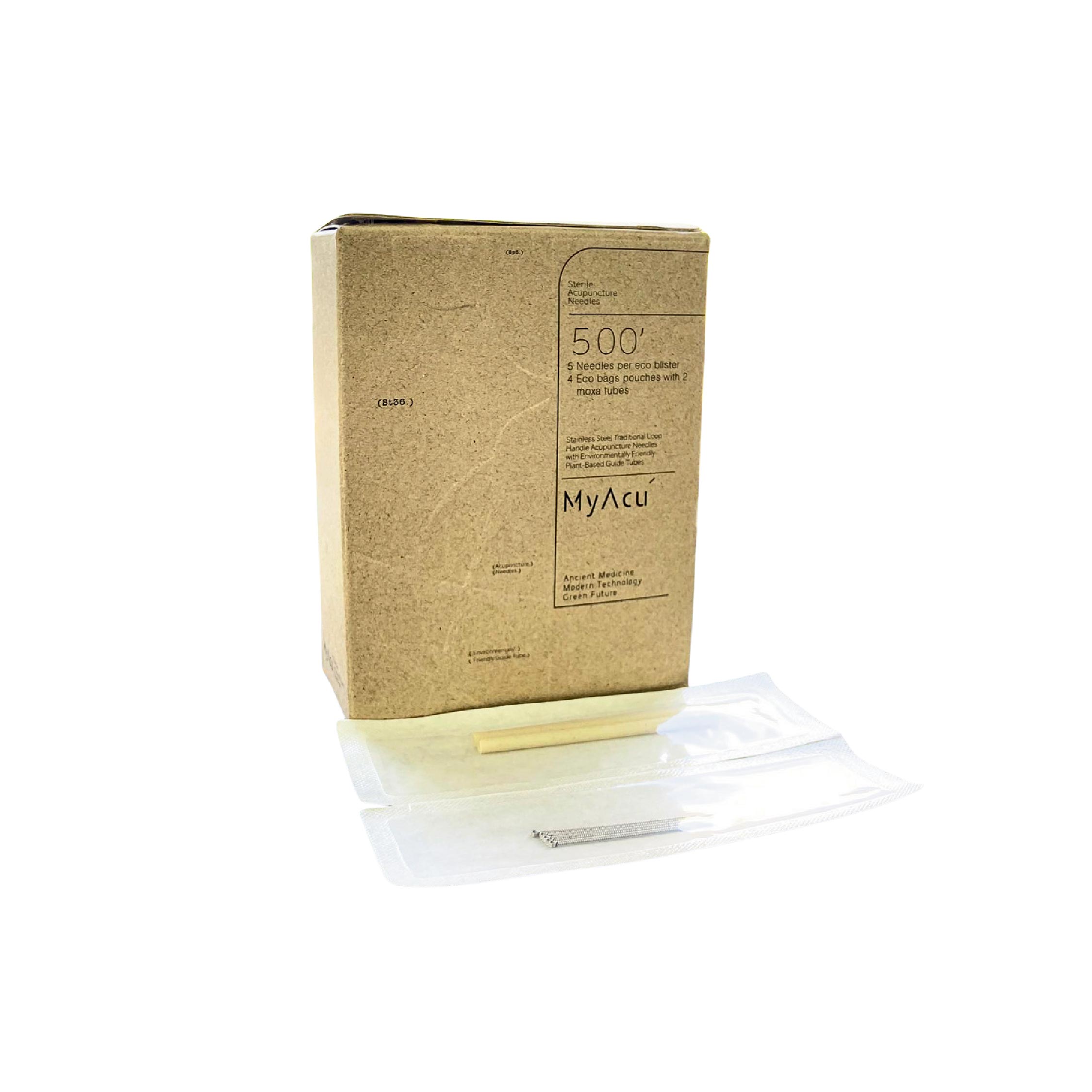 (500/BOX) Aiguilles Acupuncture My Acu 0,25×40 mm 