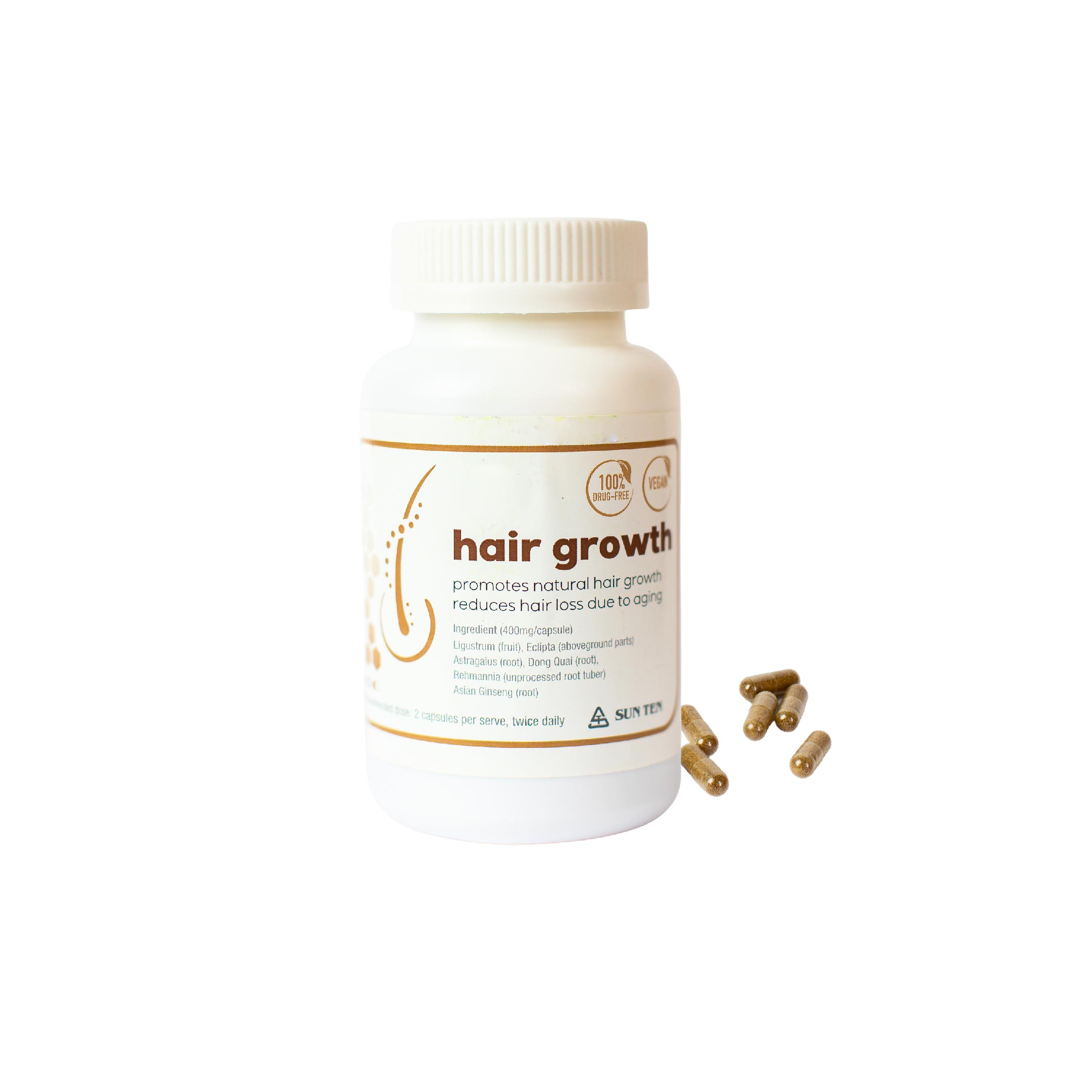 Hair Growth by Sun Ten 120 gélules