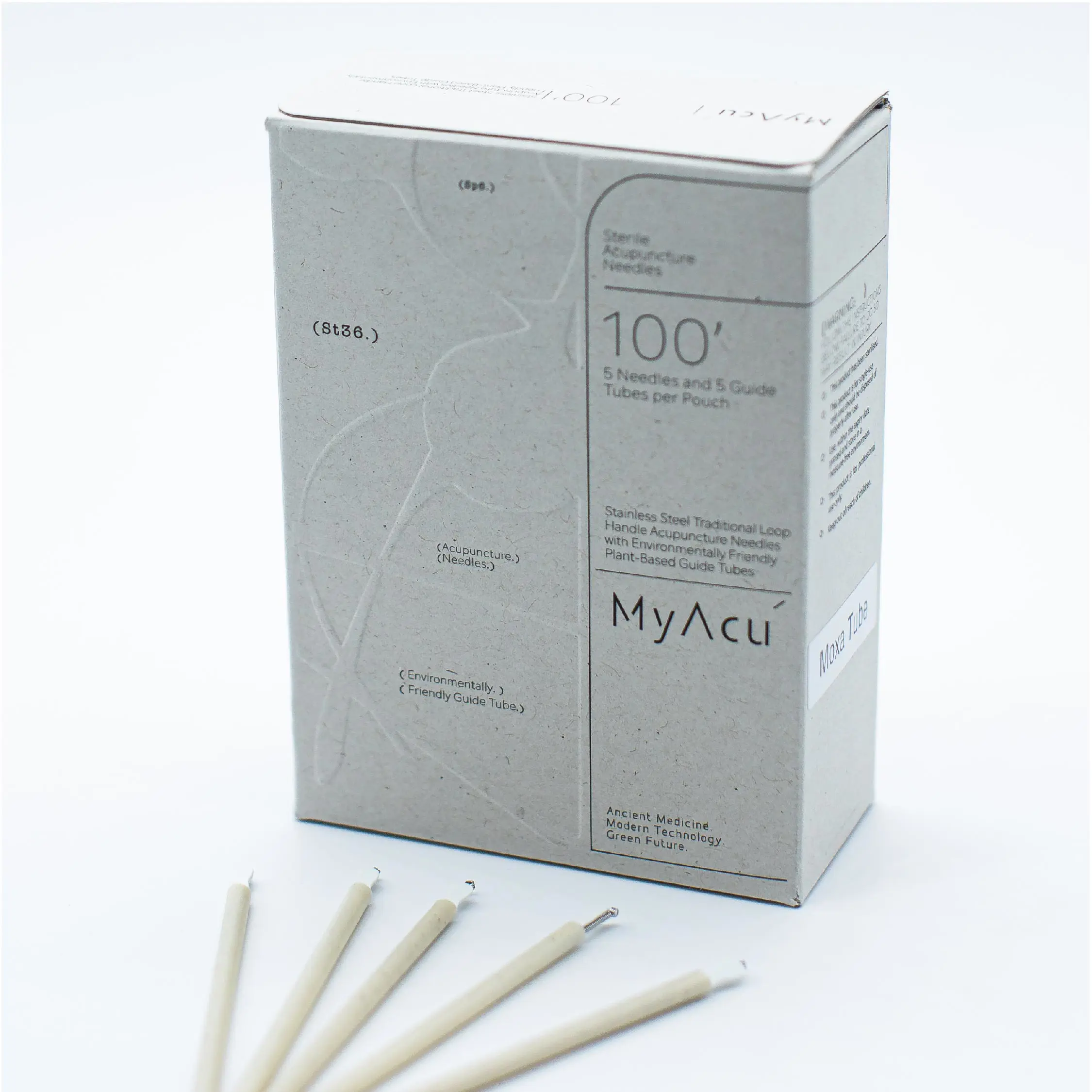 (100/Box) Aiguilles Acupuncture My Acu 0,25×25 mm